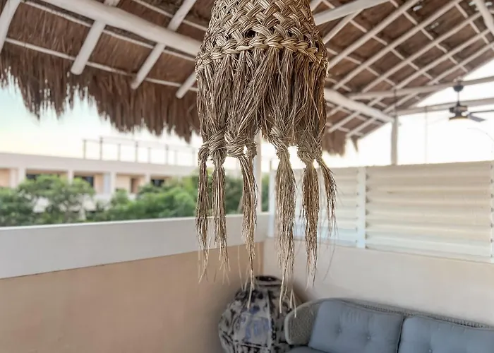 Stylish Mexican Interior Ph- Private Rooftop -gated Community * Tulum Pueblo