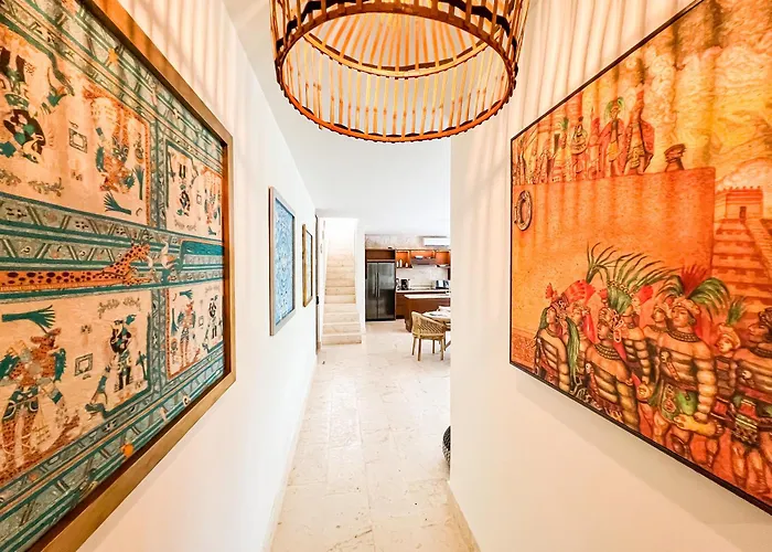 Apartment Stylish Mexican Interior Ph- Private Rooftop -gated Community *