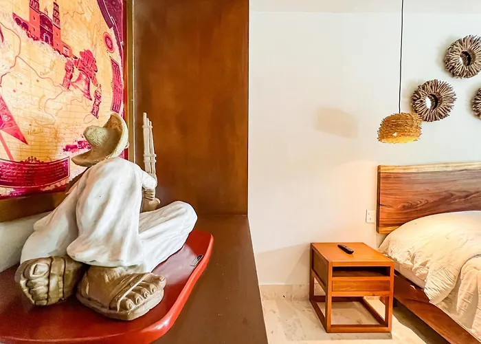 Stylish Mexican Interior Ph- Private Rooftop -gated Community * Tulum