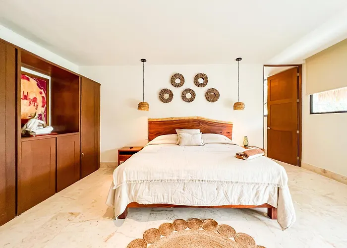 Stylish Mexican Interior Ph- Private Rooftop -gated Community Appartement Tulum Pueblo