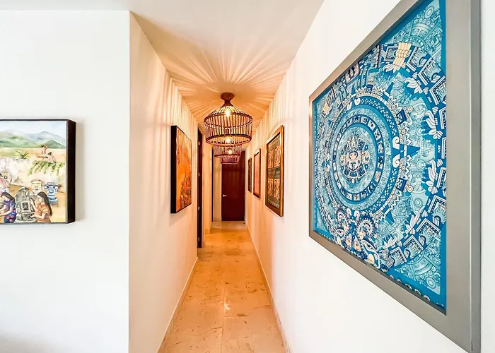 Stylish Mexican Interior Ph- Private Rooftop -gated Community Apartment Tulum