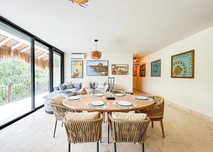 Stylish Mexican Interior Ph- Private Rooftop -gated Community * Tulum