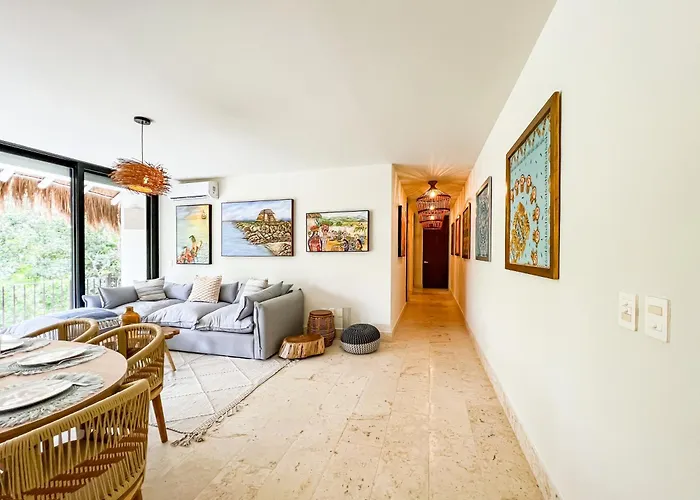 Stylish Mexican Interior Ph- Private Rooftop -gated Community * Tulum